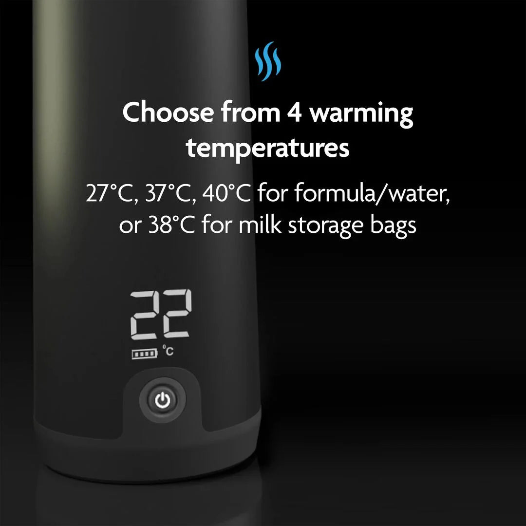 Baby Brezza SuperFast Portable Bottle Warmer - All Black