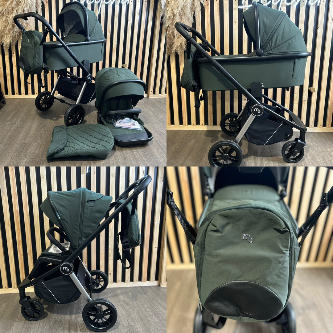 PRE LOVED My Babiie MB450 Travel System - Forest Green