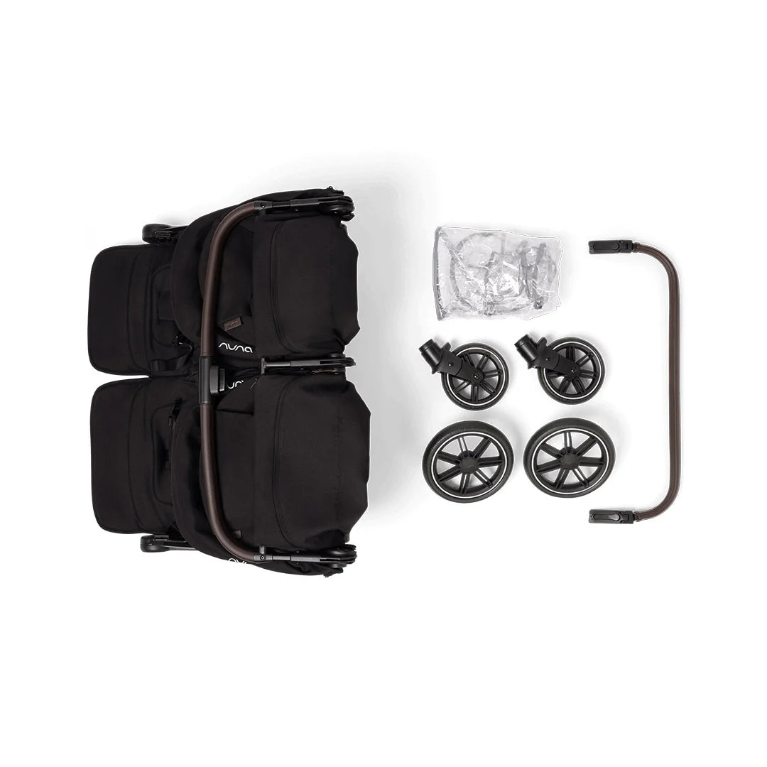 Nuna Trvl Dubl Pushchair – Caviar