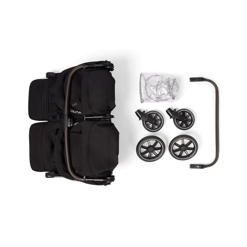 Nuna Trvl Dubl Pushchair – Caviar