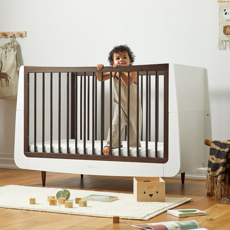 SnuzKot Skandi Cot Bed - Ebony