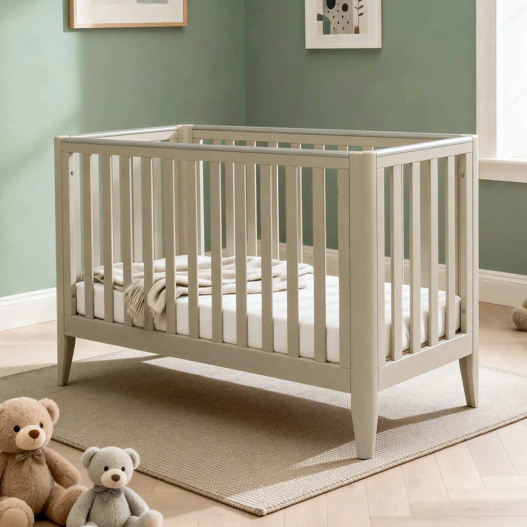 Babymore Iris Cot Bed – Cashmere