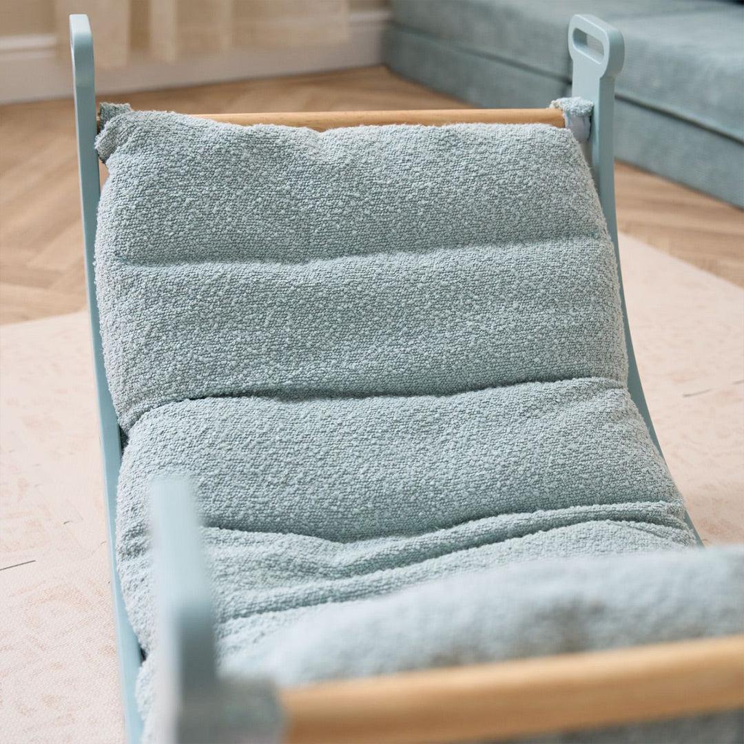 Tutti Scala Montessori Pikler Play Arch & Cushion - Ocean Stone