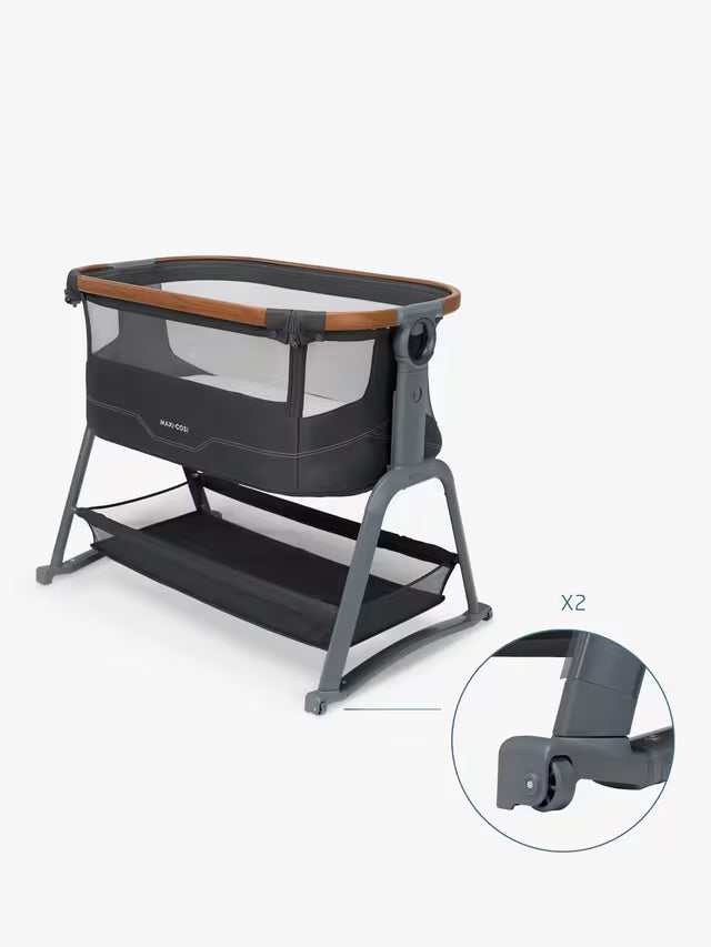 Maxi-Cosi Iora Plus Bedside Crib - Elegance Graphite