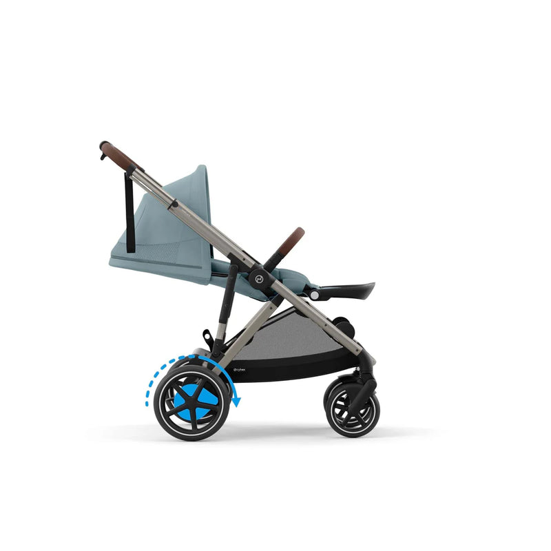 Cybex eGazelle S, 9 Piece Bundle - Stormy Blue/Taupe