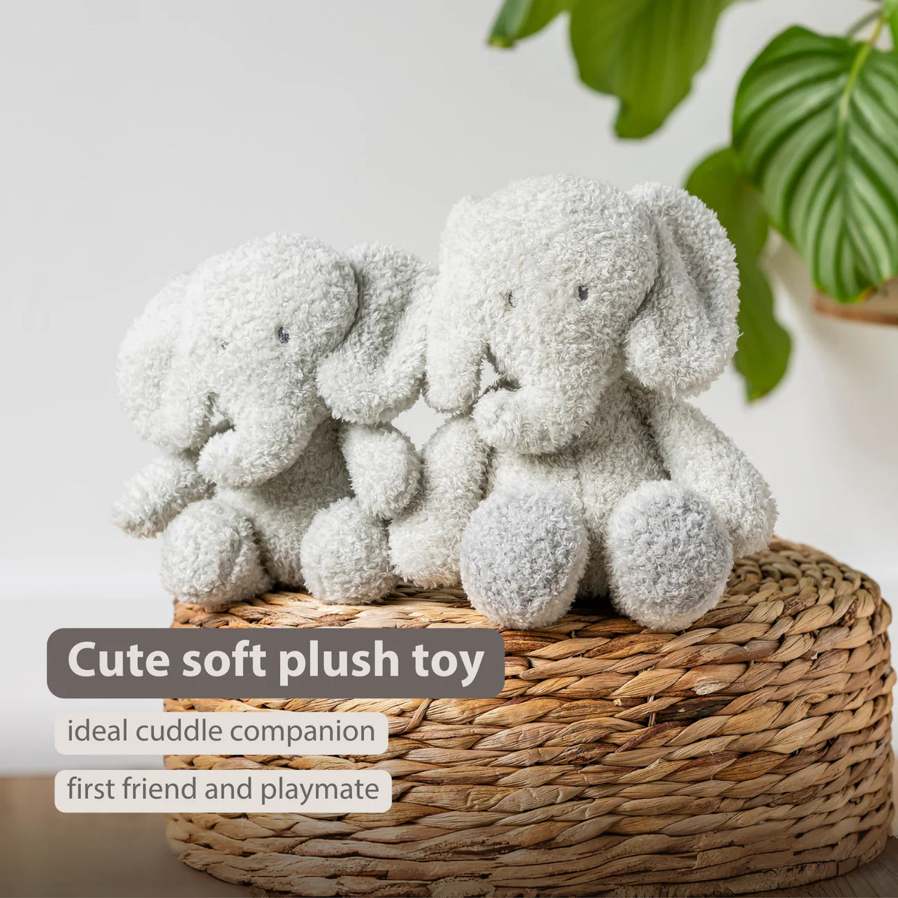 Nattou Mini Cuddly Teddy - Baby Elephant