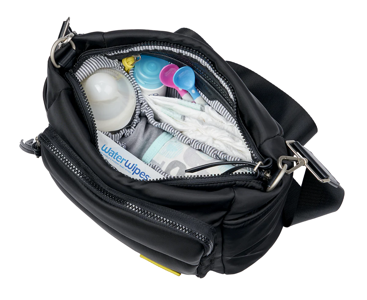 Bababing Joey Cross Body Changing Bag - Black