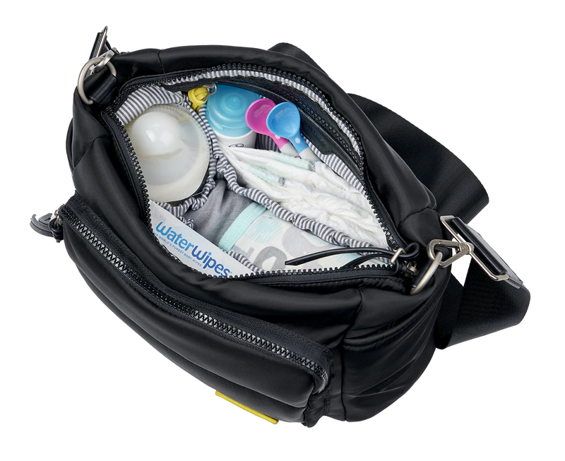 Bababing Joey Cross Body Changing Bag - Black