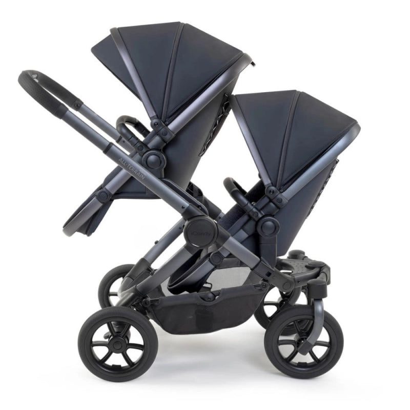 iCandy Peach 7 All Terrain Double Pushchair - Storm Grey