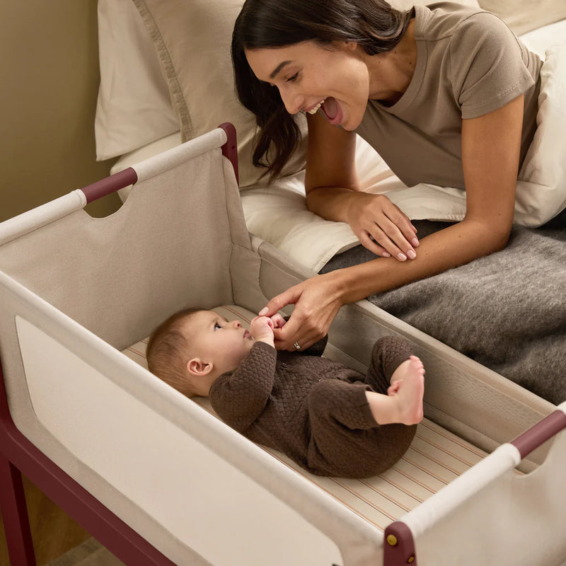 SnuzPod5 Bedside Crib - Rouge
