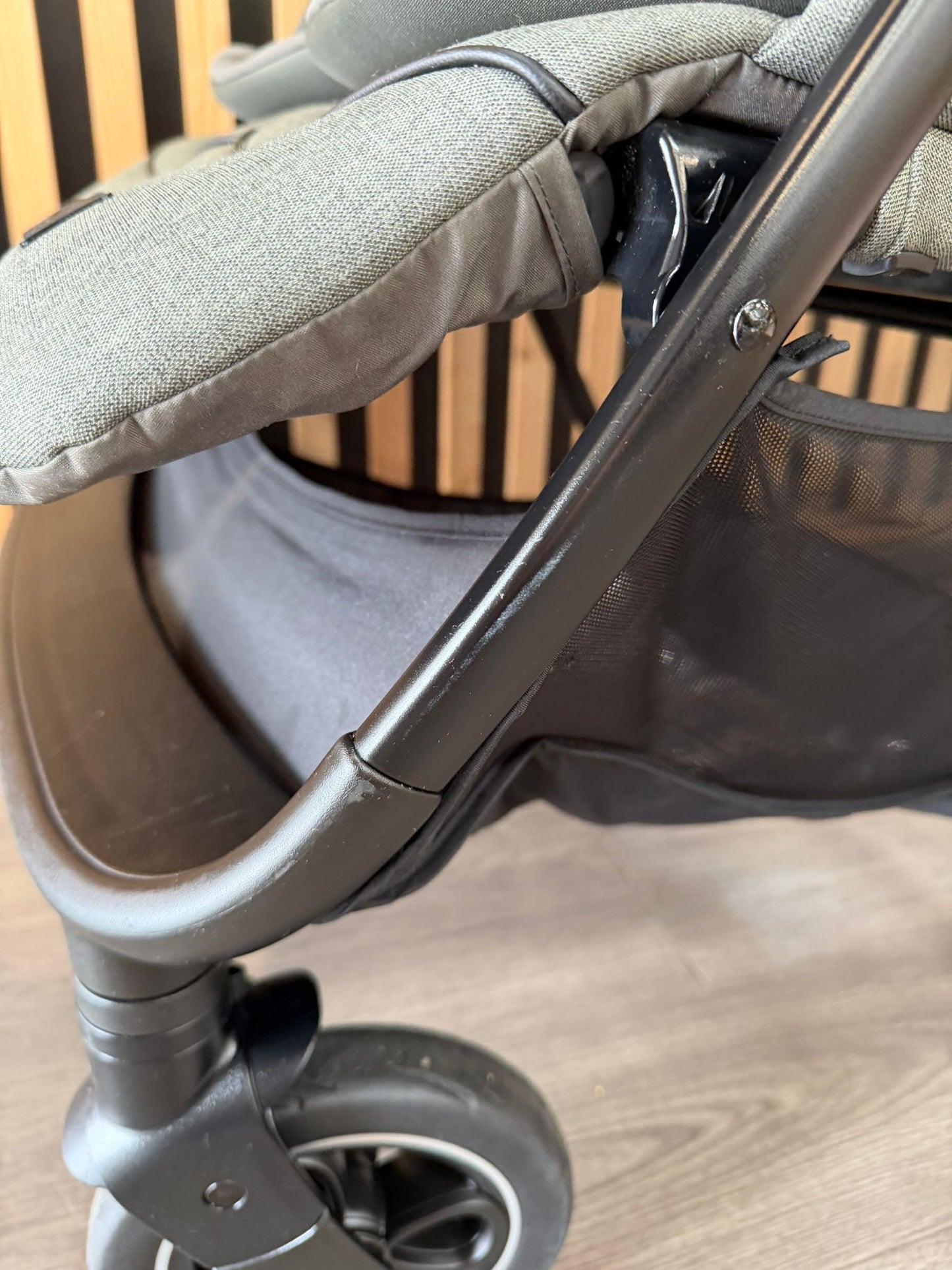 PRE LOVED Joie Estrella Twin Stroller - Evergreen