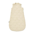 The Little Green Sheep Organic Quilted Baby Sleeping Bag - Linen with Cocoa - 2.5 Tog