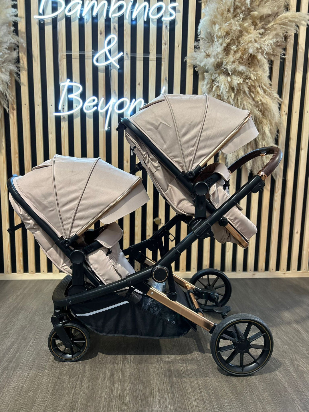 PRE LOVED My Babiie MB33 Tandem Pushchair - Giraffe