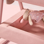 Tutti Bambini Cozee Air 2 Bedside Crib - Drifted Oak/Blush
