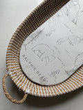Ralphie Bear Changing Basket Mat Liner - Woodland