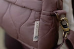 Ralphie Bear Quilted Stroller Bag - Brown/Pears Print