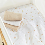 CuddleCo Universal Crib/Co-Sleeper Bedding Set - Meadow
