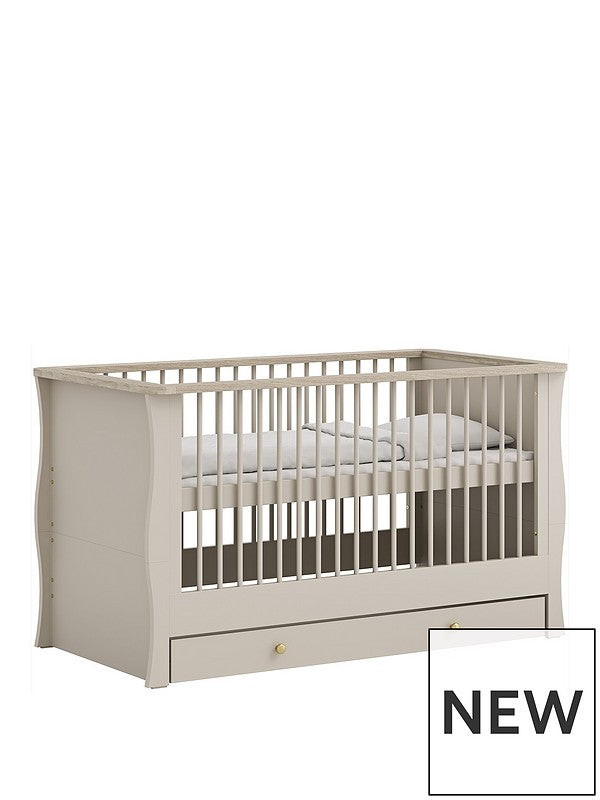 Little Acorns Celeste 3 Piece Nursery Furniture - Cashmere & Grey Ash