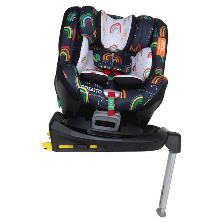 Cosatto Come and Go i-Size Rotate Car Seat - Disco Rainbow