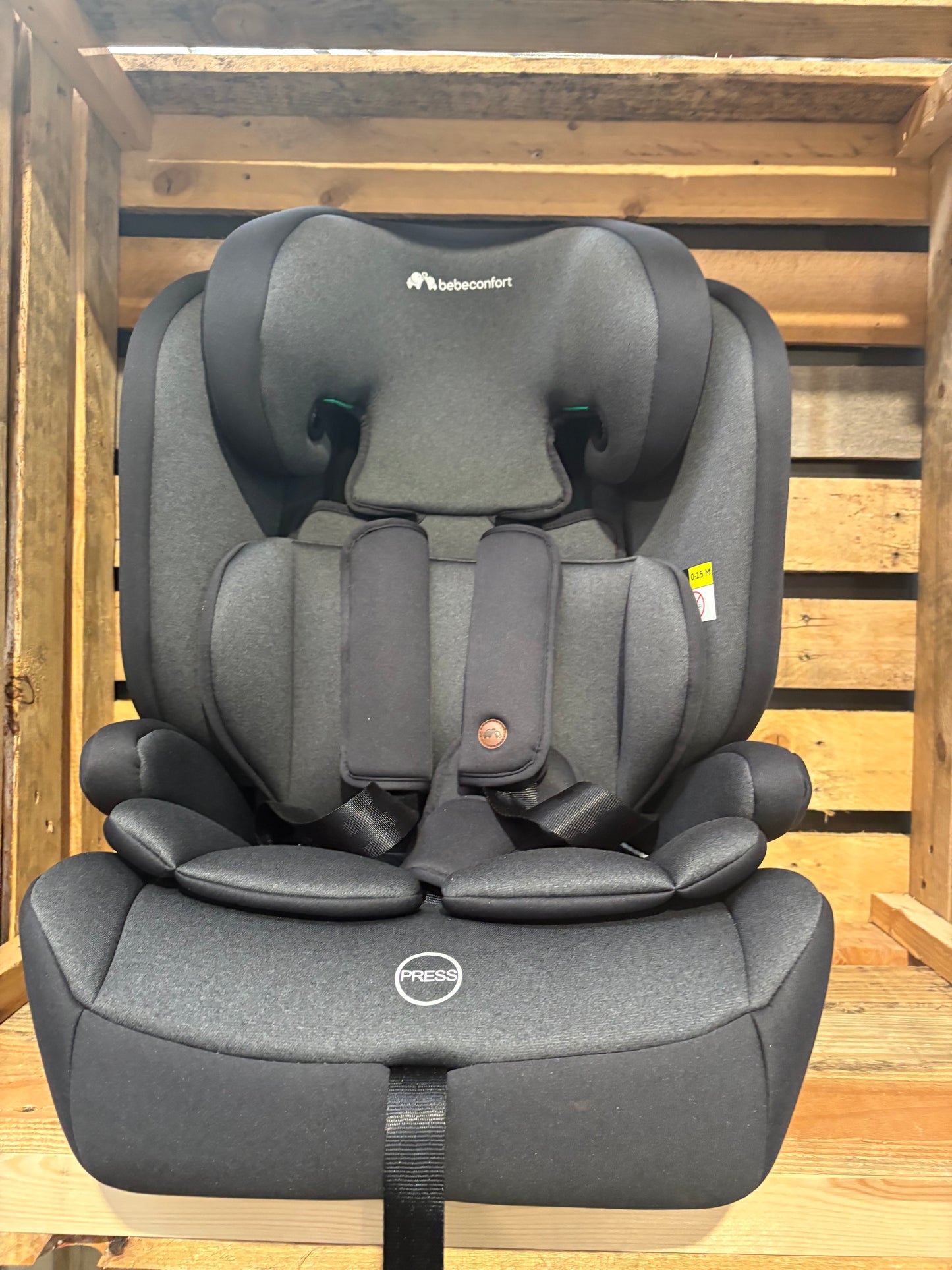 EX DISPLAY Bebeconfort Grow i-Size Car Seat - Tinted Black