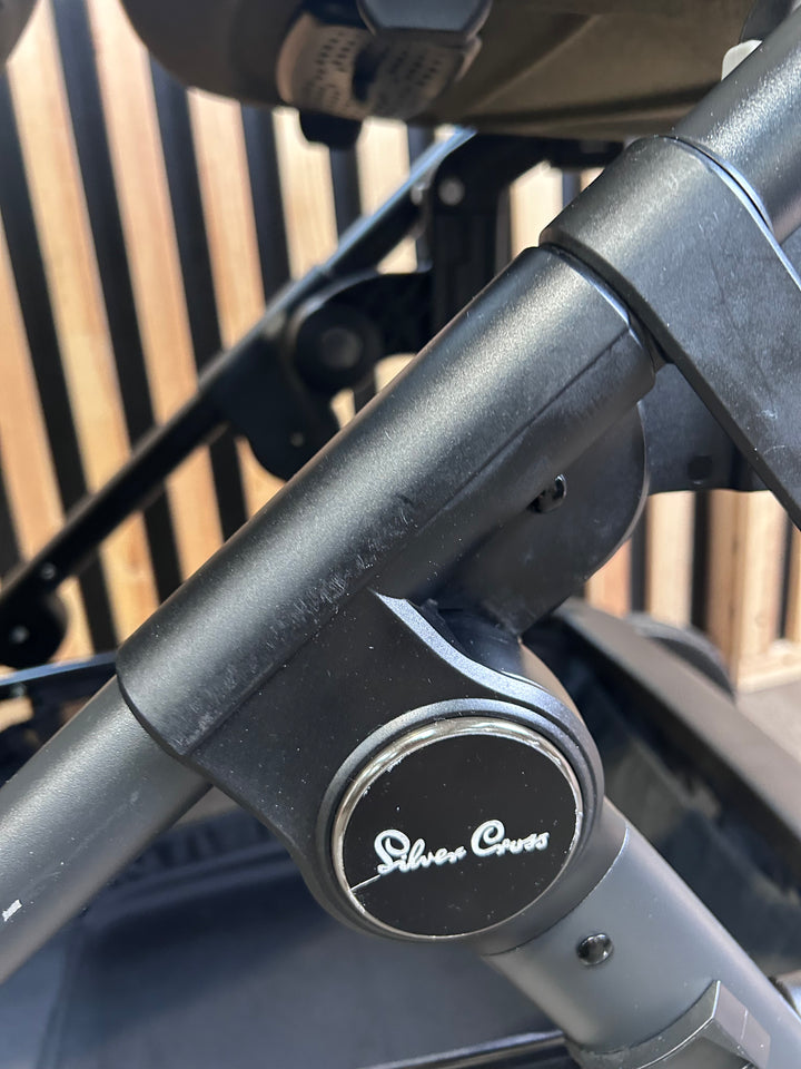 PRE LOVED Silver Cross Wave Twin Travel System - Cedar