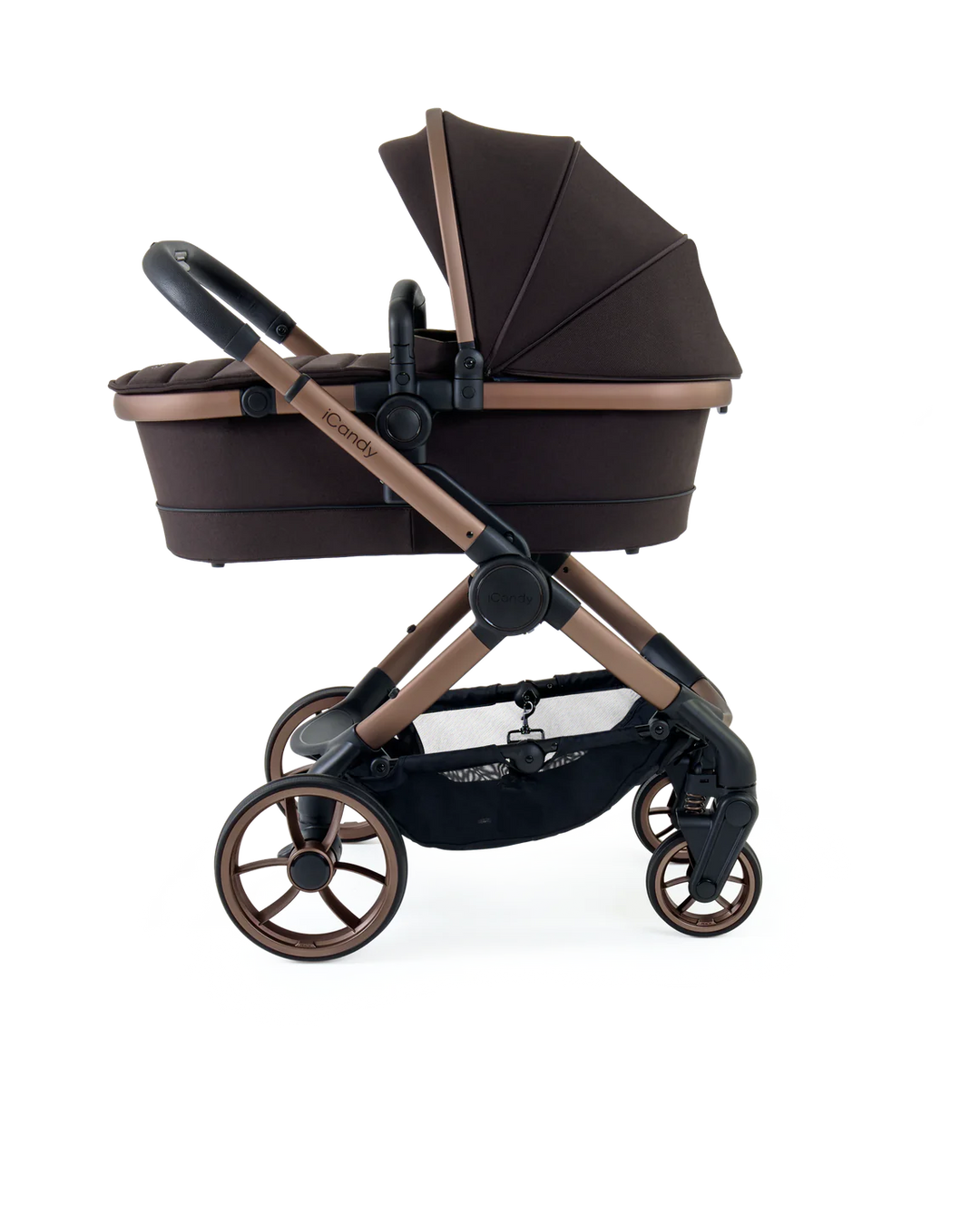 iCandy Peach Pushchair and Carrycot Complete Bundle Pecan