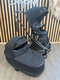 PRE LOVED Cybex Priam 2-in-1 Travel System - Sepia Black on Chrome