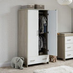 Obaby Nika 3 Piece Room Set - Grey Wash + White