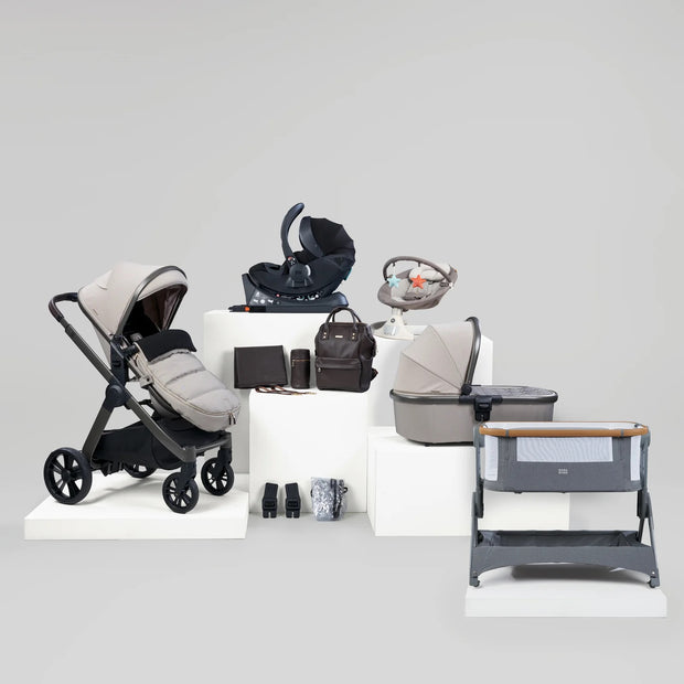 BabaBing Raffi 15 Piece Travel System and Home Bundle - Almond