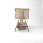 Tutti Bambini Cozee Sense Bedside Crib - Toasted Oak/Sand