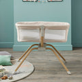Babymore Air Motion Gliding Crib - Cream