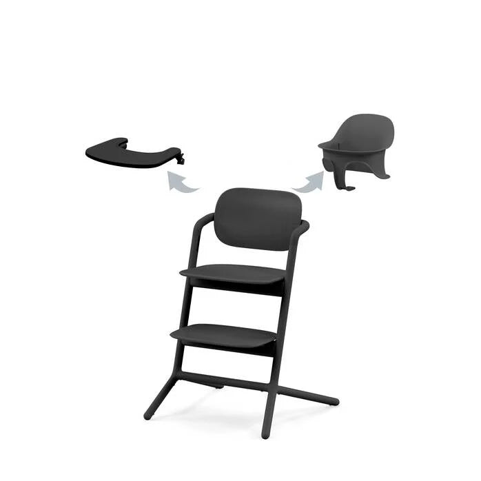 Cybex Lemo 3-in-1 Highchair - Stunning Black