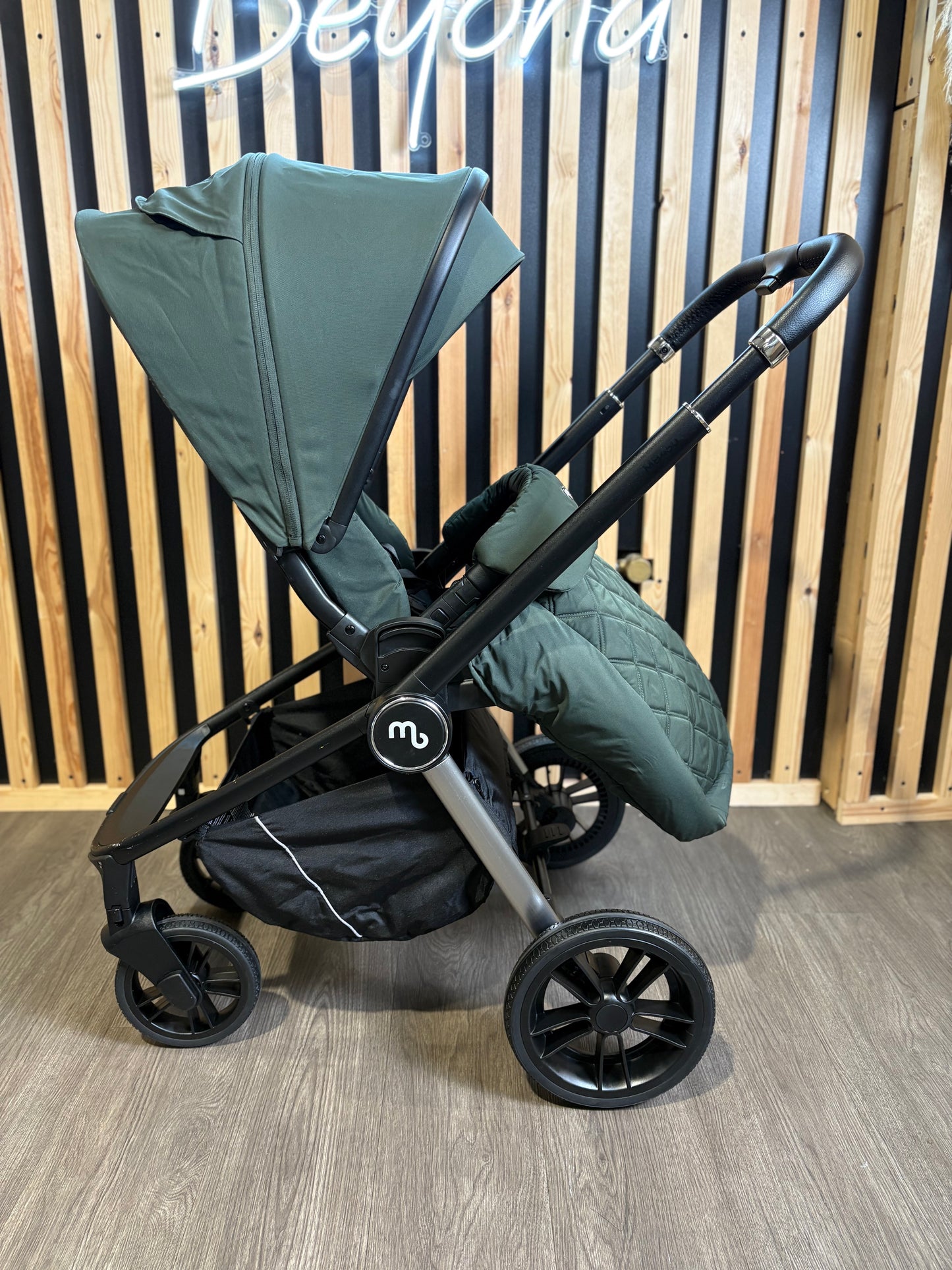 PRE LOVED My Babiie MB450 3-in-1 Travel System - Forest Green