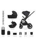Venicci Upline2 Car Seat Travel System - All Black