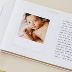 Blush & Gold Baby Memory Book - Blush