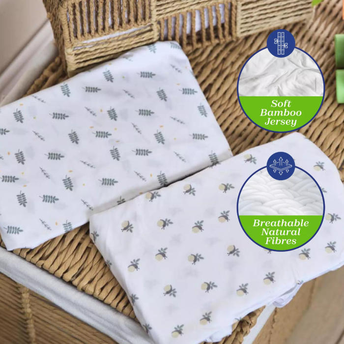 Chicco Twin Crib Set (2 Pieces) - Bamboo
