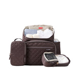 Skip Hop Forma Quilted Changing Backpack - Chocolate