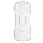 Avery Row Pram Liner - Little Farm/Greenhouse Gingham