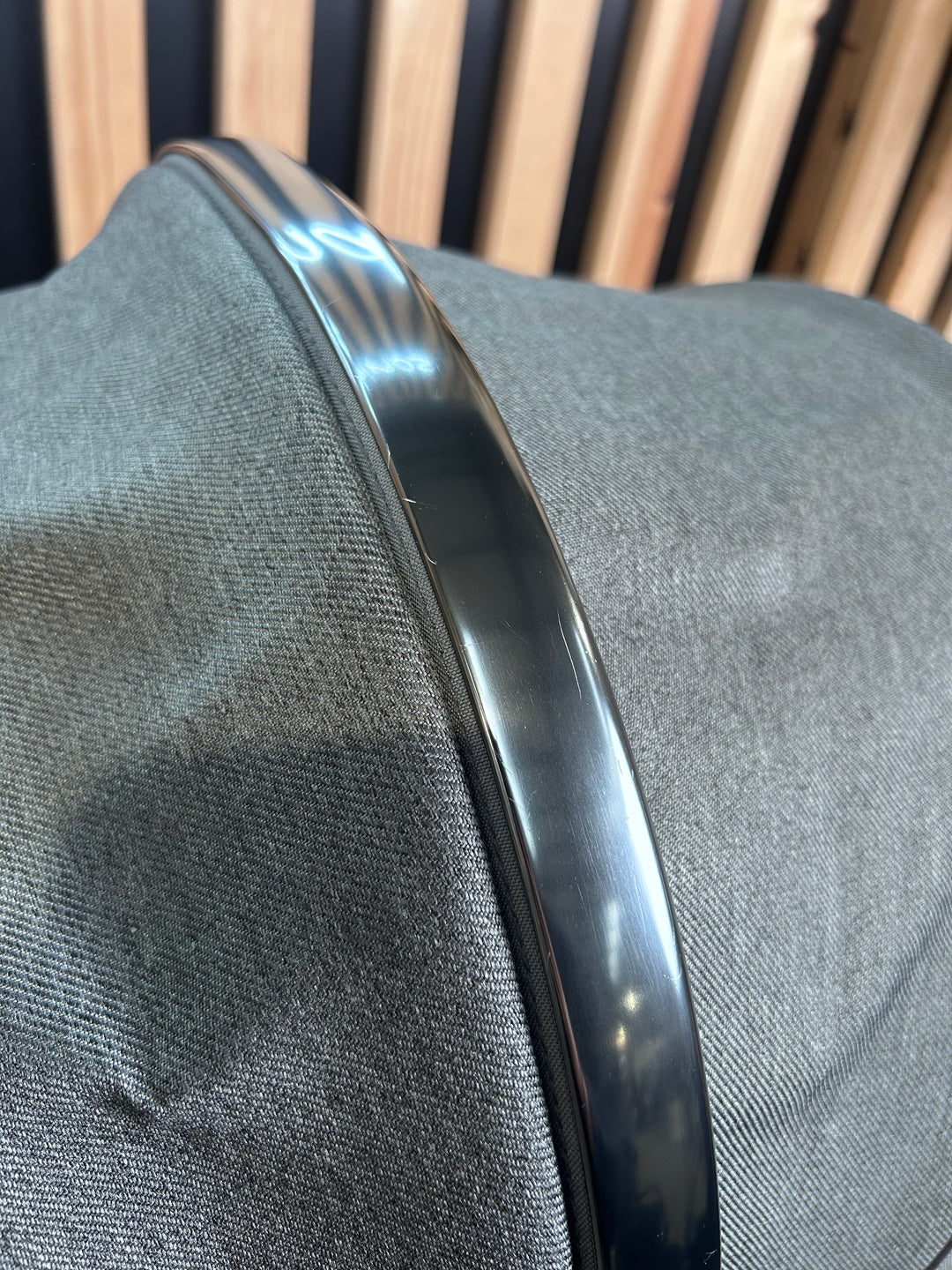 PRE LOVED iCandy Peach 6 Travel System - Dark Grey Twill