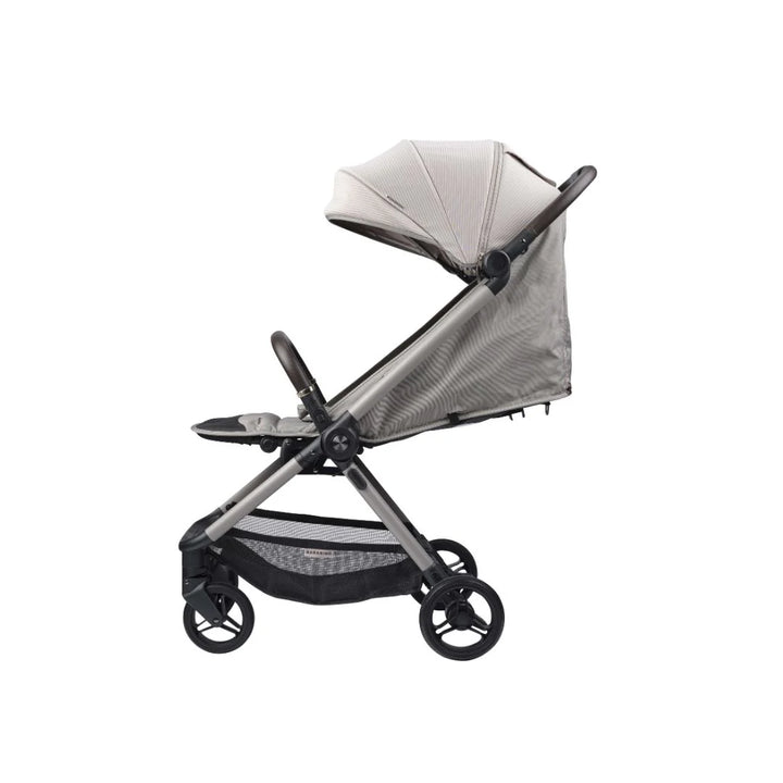 Bababing Ori Auto Fold Compact Stroller - Almond + FREE Sorm Backpack