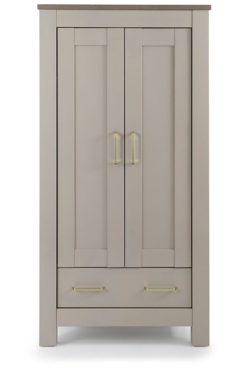 DAMAGED BabyStyle Charnwood Bordeaux Wardrobe - Oatmeal (COLLECTION OR LOCAL DELIVERY)