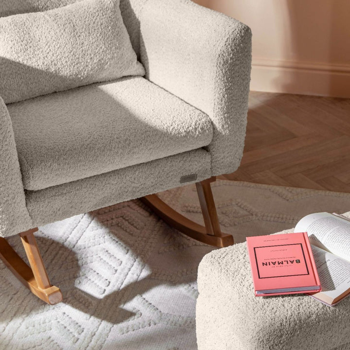 Tutti Bambini Oscar Luxe Rocking Chair & Storage Footstool - Sage