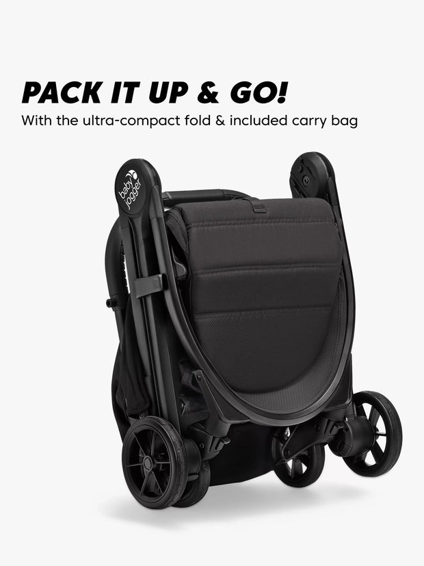 City Tour 2 - Eco Black (stroller  + bag + rain + belly bar)