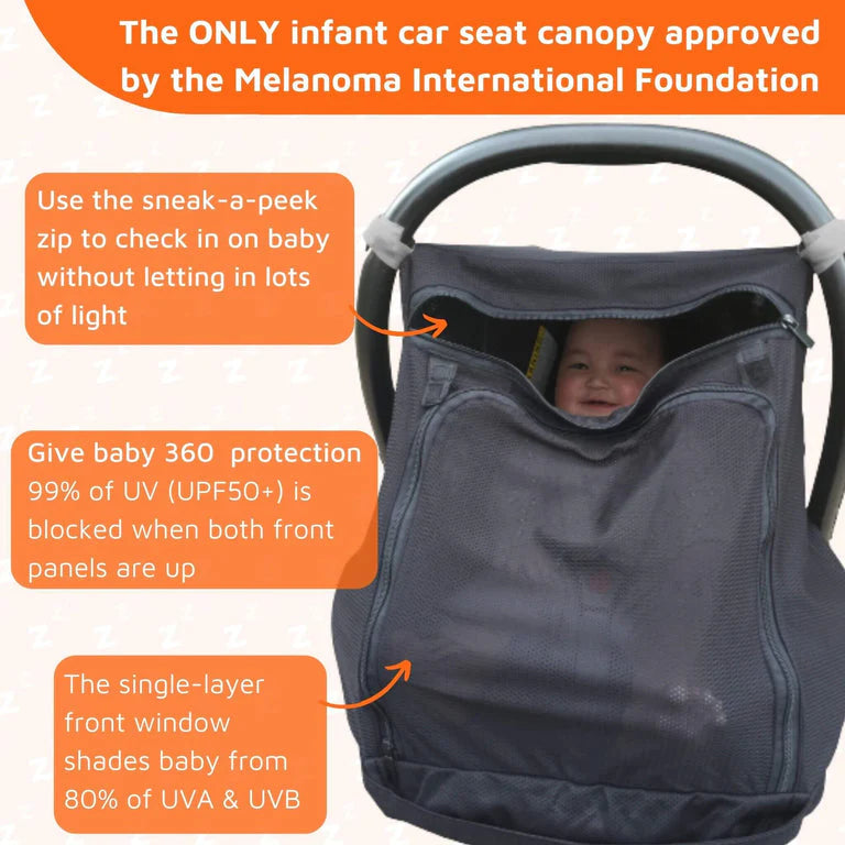 SnoozeShade - Car Seat Sun Shade