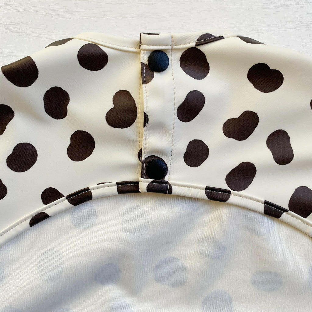 Bobbin & Bumble Long Sleeved Baby Bib - Spotty