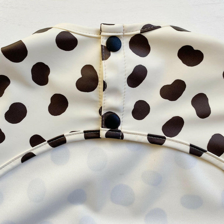 Bobbin & Bumble Long Sleeved Baby Bib - Spotty
