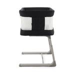 Oyster Drop Side Wiggle Crib Co-Sleeper - Carbonite