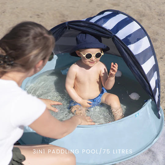 Babymoov Aquani anti UV tent and paddling pool mariniere 0+