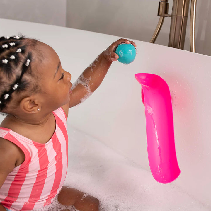 Matchstick Monkey Bathtime Slide Set - Pink