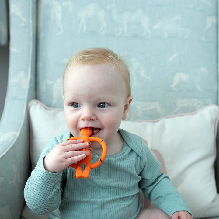 Matchstick Monkey Animal Teether - Teddy Tiger